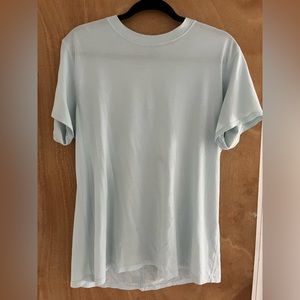 lululemon athletica All Yours Cotton Tee Shirt Powder Blue